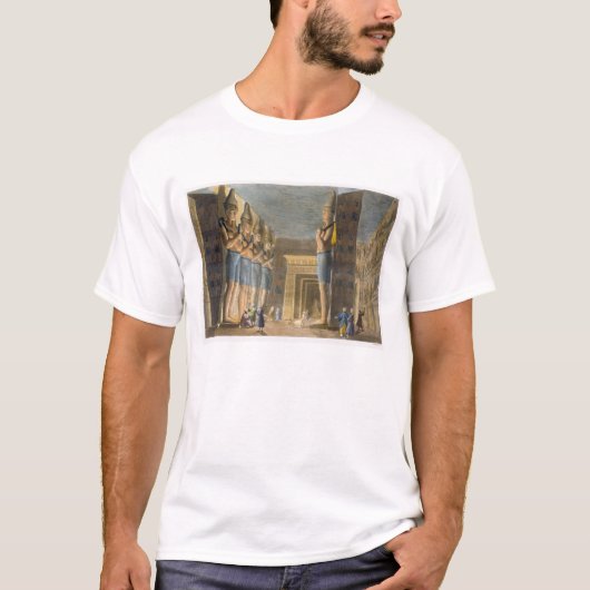 Ramesses II (1279-13年紀元前に)の寺院Abu Simbel、Egy Tシャツ (正面)