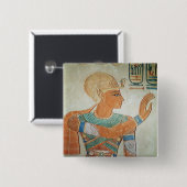 Ramesses IIIのポートレートからの 缶バッジ (正面&裏面)