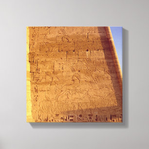 Ramesses IIIの捜す野生の雄牛 キャンバスプリント