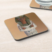 Ramesses IVの新しい王国(stuccoeのShabtiの姿 コースター (左側)