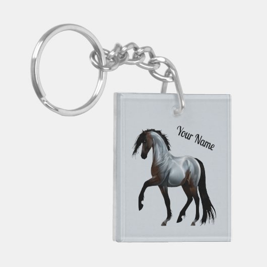 Ramirez - spanisches Pferd, laufend - キーホルダー (正面左)