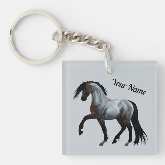 Ramirez - spanisches Pferd, laufend -  キーホルダー (正面)
