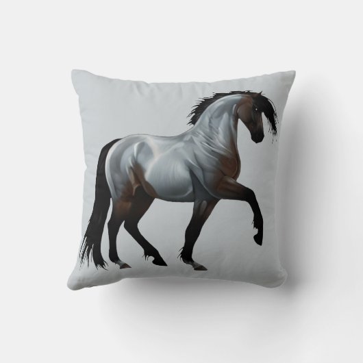 Ramirez - spanisches Pferd, laufend -  クッション (裏面)