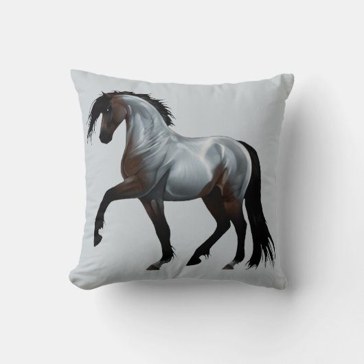 Ramirez - spanisches Pferd, laufend - クッション (正面)