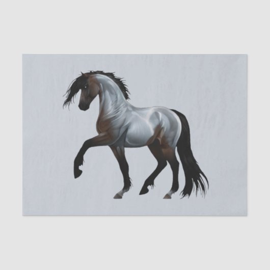 Ramirez - spanisches Pferd, laufend -  薄葉紙 (正面)