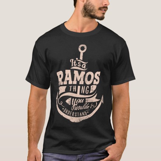 RAMOSの事だ、君は理解しないだろう Tシャツ (正面)