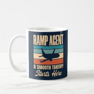 Ramp Agent A Smooth Take Offここから開始 コーヒーマグカップ