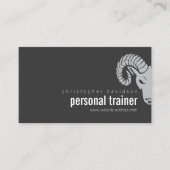 Ramsモダンヘッドオフセッはっきりしたト・ビジネス・カード 名刺 (正面)