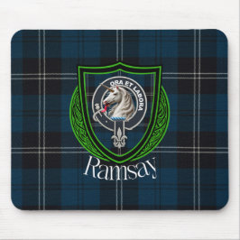 Ramsay Scottish Clan Tartan and Crest  マウスパッド