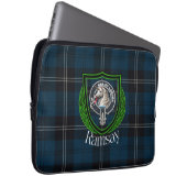 Ramsay Scottish Clan Tartan and Crest ラップトップスリーブ (正面右)