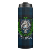 Ramsay Scottish Clan Tartan & Crest タンブラー (正面)