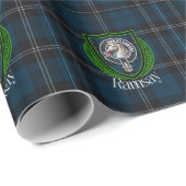 Ramsay Scottish Clan Tartan & Crest ラッピングペーパー (ロールコーナー)
