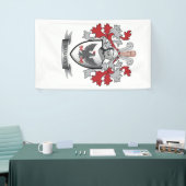 Ramseyの家紋の紋章付き外衣 横断幕 (トレードショー)