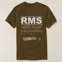 Ramstein Air Base RMS Tシャツ