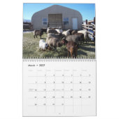 Ranch Life at the Blackman Ranch カレンダー (3月 2027)