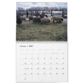 Ranch Life at the Blackman Ranch カレンダー (1月 2027)