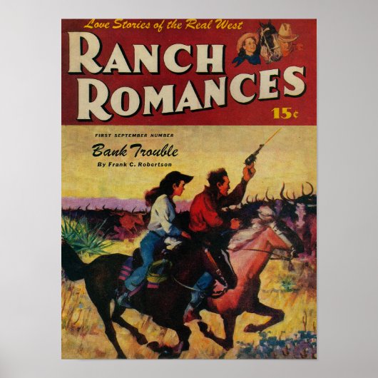 Ranch Romances誌の表紙 ポスター (正面)