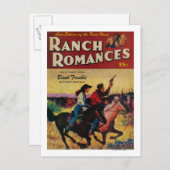 Ranch Romances誌の表紙 ポストカード (正面/裏面)