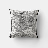 Ranchi Jharkhand City Map クッション (正面)