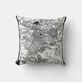 Ranchi Jharkhand City Map クッション