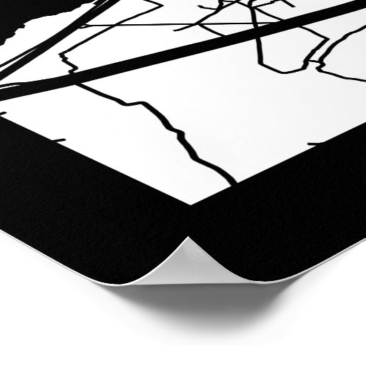 Ranchi Jharkhand City Map ポスター (角)