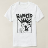 Rancid公式の商品マイク Tシャツ (デザイン正面)
