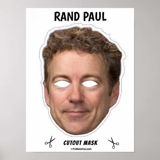 RAND PAULハロウィンマスク ポスター (正面)
