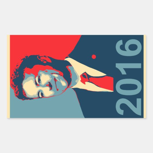 Rand Paul 2016オバマスタイルステッカー 長方形シール (正面)