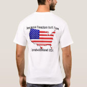 Rand Paul 2016革命再ロード Tシャツ (裏面)