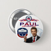 Rand Paul for President Button 缶バッジ (正面&裏面)