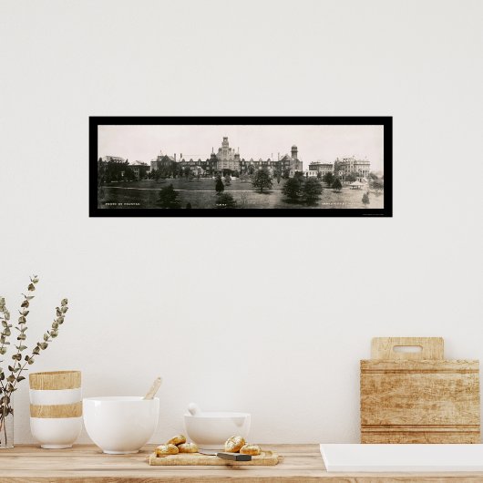 Randolph Macon College写真1907 ポスター (キッチン)