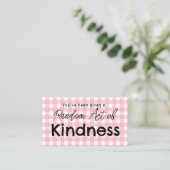 Random Act of Kindness Business Card | Pay It For 名刺 (スタンド正面)