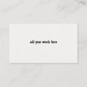 Random Act of Kindness Card | Kindness Tree Mini  名刺 (裏面)