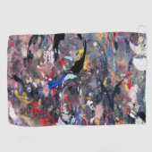 random art ゴルフタオル (横)