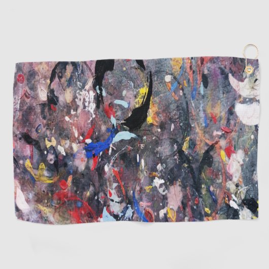 random art ゴルフタオル (横)