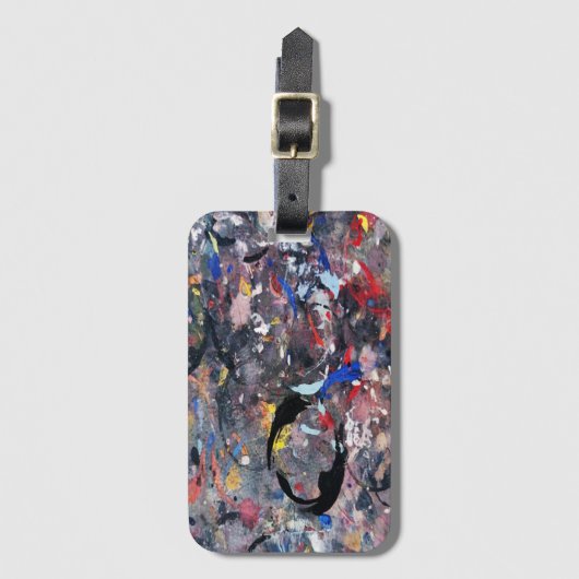 random art ラゲッジタグ (正面縦)