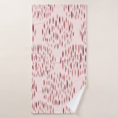 Random geometric background. Seamless pattern. Vin バスタオル (バスタオル)