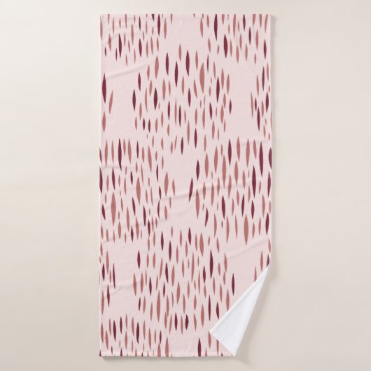 Random geometric background. Seamless pattern. Vin バスタオル (バスタオル)