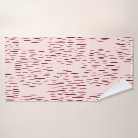 Random geometric background. Seamless pattern. Vin バスタオル (バスタオル)