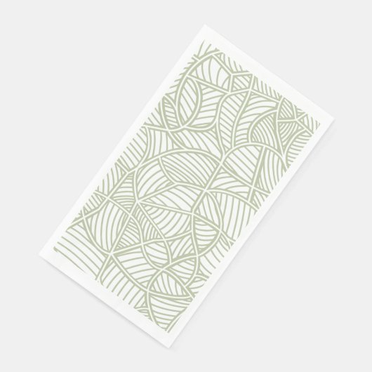 Random Leaf Mosaic Pale Green (コーナー)