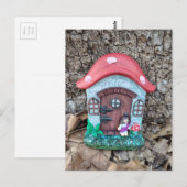Random Mushroom House Jesus Found in the Woods ポストカード (正面/裏面)