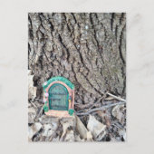 Random Things Found in the Woods Fairy Door ポストカード (正面)