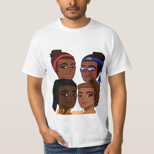 Randomsのユニセックスなティー Tシャツ (正面)