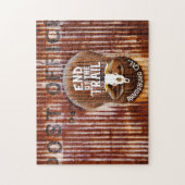 Randsburg Californiaの旧郵便局サイン ジグソーパズル (縦)