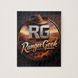 Range geek western style logo jigsaw ジグソーパズル