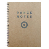 Range Notes - Shooting Range Logbook ノートブック (正面)