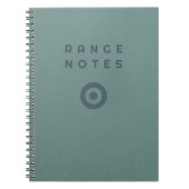 Range Notes - Shooting Range Logbook ノートブック (正面)