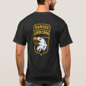 Ranger Airborne Screaming Eagles Personalized Tシャツ (裏面)