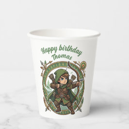 Ranger Archer Hunter Anime Chibi Gamer Birthday 紙コップ