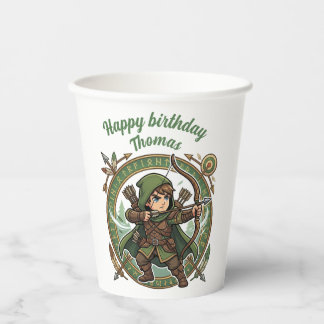 Ranger Archer Hunter Anime Chibi Gamer Birthday 紙コップ